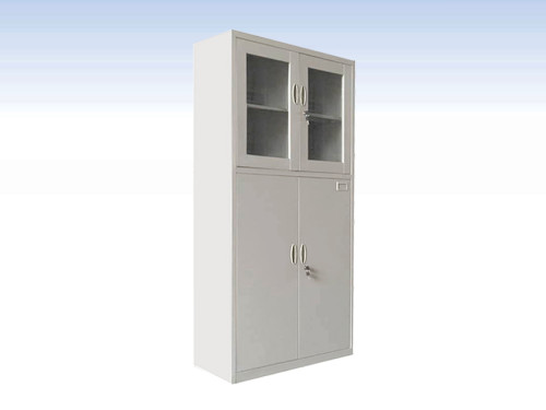 KL98-10噴塑亞光連體開門玻璃柜