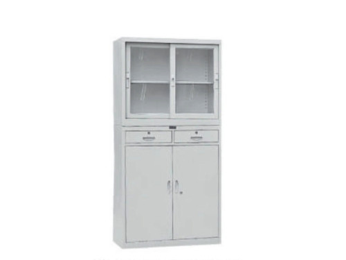 KL97-24噴塑亞光二斗開門組合柜